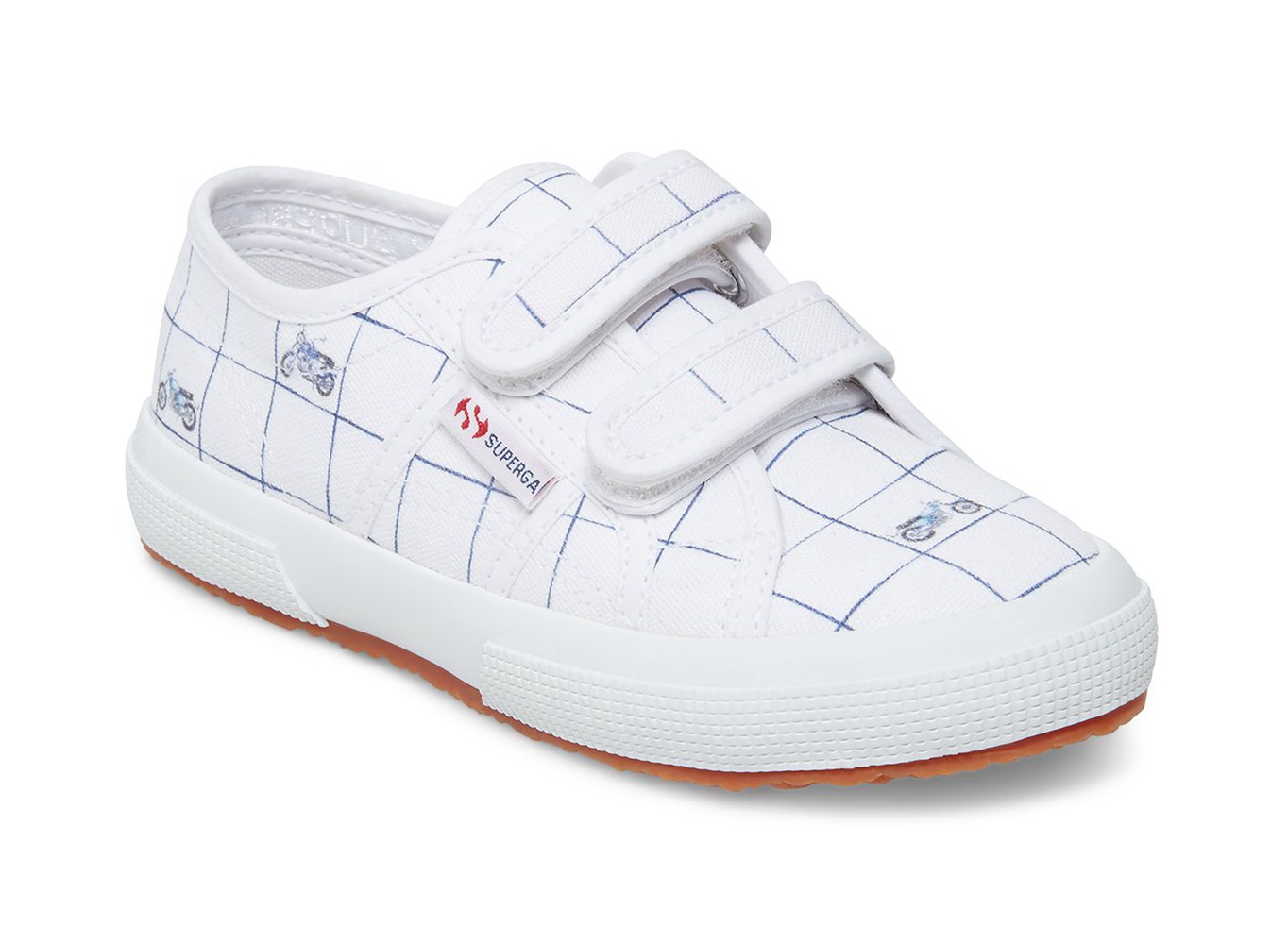 Superga Sneakers Kids - 2750 Cotjstrap Fantasy - White/Blue - OFZRD7948